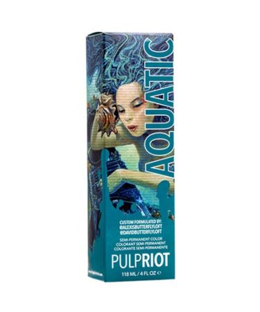 Pulp Riot Semi-Permanent Hair Color 4oz- Aquatic - Buy Online on GoSupps.com