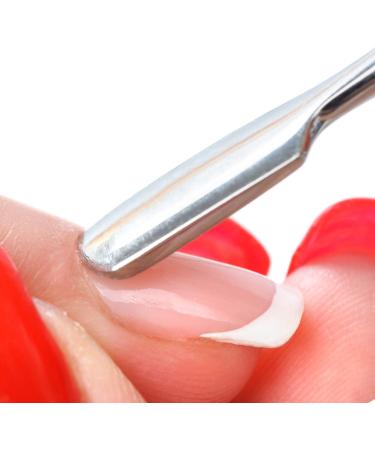 Mylee Stainless Steel Dual Tool Cuticle Pusher & Nail Cleaner - Buy Online on GoSupps.com