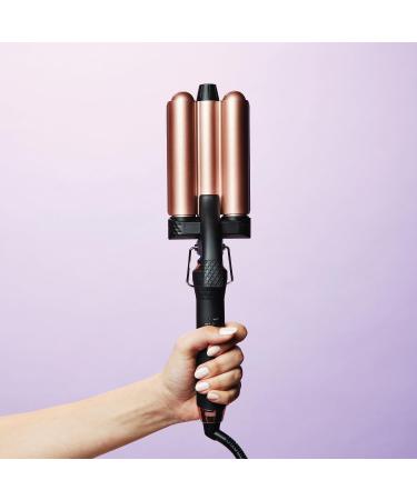 SUTRA Interchangeable Styler Sets - 3 in 1 Spring Curler Waver & Clipless Wand - Rose Gold & Black Options for Effortless Styling - Buy Online on GoSupps.com