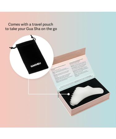 Shop Sacheu Stainless Steel Gua Sha - Unisex Body Tool for Ultimate Skincare | International Shipping Available - Buy Online on GoSupps.com