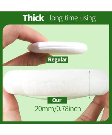 Teenitor 6pcs Large Powder Puff - 4.13 Inch Velour Body & Loose Powder Applicator - Soft White Round Puffs for Flawless Makeup Finish - Buy Online on GoSupps.com
