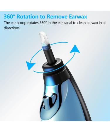 Rechargeable Electric Ear Wax Vacuum Remover - 3 Levels Suction | Safe & Gentle Earwax Removal Tool for Adults & Kids - Buy Online on GoSupps.com