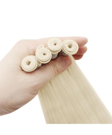 Youngsee Genius Weft Real Hair Extensions - 55cm Virgin Blonde Remy Tresses | Smooth 25g #1000 - Buy Online on GoSupps.com