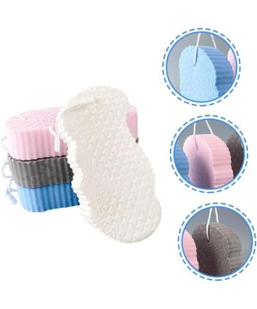 Belliffy 4pcs Bath Sponge Body Scrubber for Kids - Exfoliating Spa Shower Tool for Infants - PVA Soft Material - Buy Online on GoSupps.com