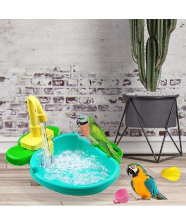Petlex Bird Bath for Cage - Indoor Bird Bath Fountain & Shower Accessories for Parrots, Parakeets, Budgies, Cockatiels, Conures, and Small Birds - Buy Online on GoSupps.com