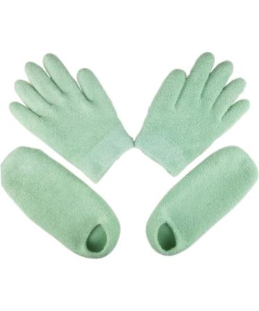 DOITOOL 3 Sets Hand Moisturizing Socks and Overnight Hand Held Mirror and Socks for Spa Treatment Moisturizing Heel Socks Hand Care Gel Valid Lotion Man Dryness - Buy Online on GoSupps.com