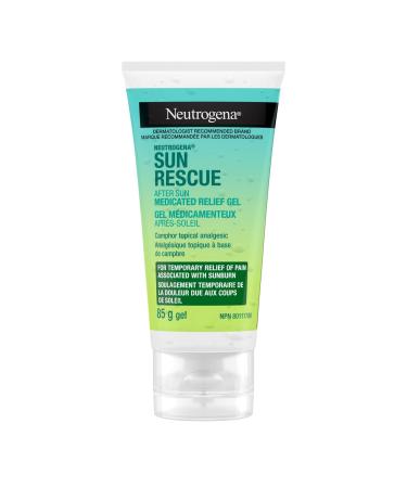Neutrogena Sun Rescue After Sun Medicated Relief Gel - Camphor External Analgesic - Sunburn Relief Gel - 85 grams White