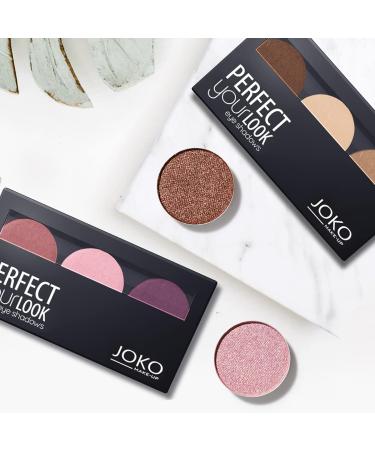 Eyeshadow Palette Trio - 305 Chocolate/Cream/Beige - Joko - Buy Online on GoSupps.com