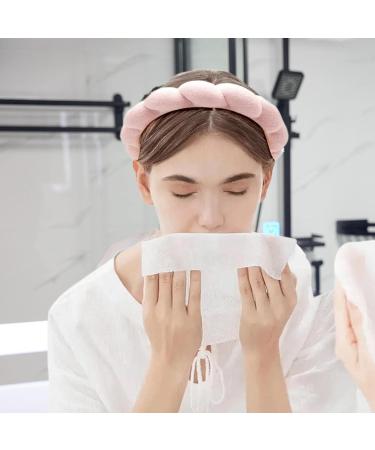 Spa Headband for Women - Makeup & Skincare | Bubble Facial Wash Headband (Pink) - Buy Online on GoSupps.com