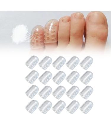 Silicone Anti-Friction Toe Protector 2023 New Silicone Breathable Toe Covers 10PCS/20PCS Toe Protectors Caps for Corns Silicone Anti-Friction Toe Protector (10PCS)