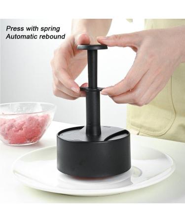 Protable Press Burger Press Patty Maker Maker Mold Perfect for Burgers Patties Cooking BBQ Kitchen Supply Black - Buy Online on GoSupps.com
