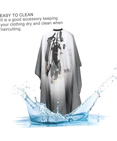 FRCOLOR Barber Cloth Hair Cutting Cloth Barber Salon Cape Hairdresser Apron Long Haircut Cloth Apron Designer Kids Cape Barber Cloak Cloth Bag Polyester Taffeta European and American Child 160x140cm - Buy Online on GoSupps.com
