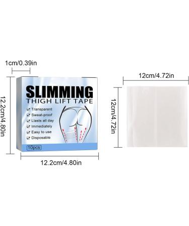 10 Pack Thigh Lifter Bands Instant Butt Lift Patches Leg Lift Tapes for Women Waterproof Lift Cellulite and Sagging Skin on Buttocks - Buy Online on GoSupps.com