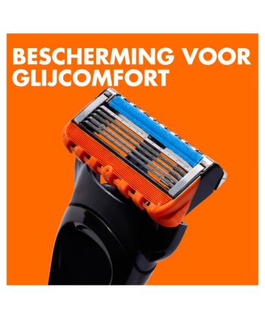 Gillette Fusion5 Power Men's Shaver - Anti-Friction Blades for 20 Shaves - 1 Refill - International Shipping Available - Buy Online on GoSupps.com