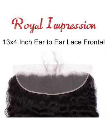 12A Grade 20 Loose Wave Lace Frontal Closure - 13x4 Brazilian Virgin Hair, Pre-Plucked, Bleached Knots - Buy Online on GoSupps.com