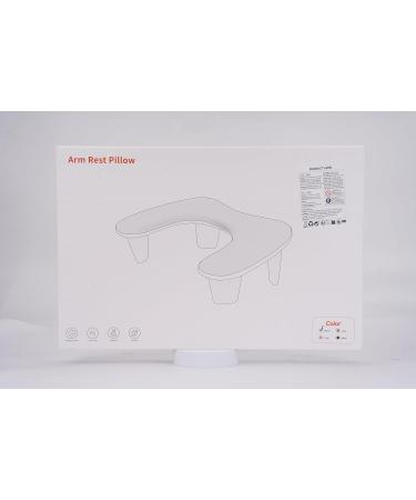 Nail Arm Rest Hand Pillow: Leather Nail Stand Nail Hand Rest - White Manicure Cushion Arm Rest for Nails - Non-Slip Foot Cushion for Nail Art Salon - Buy Online on GoSupps.com