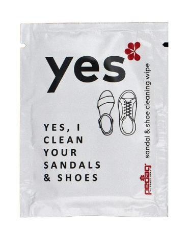 Pedag Wipes Yes Kit - Cleans Sneakers and Sandals Travel Size - Set of 10