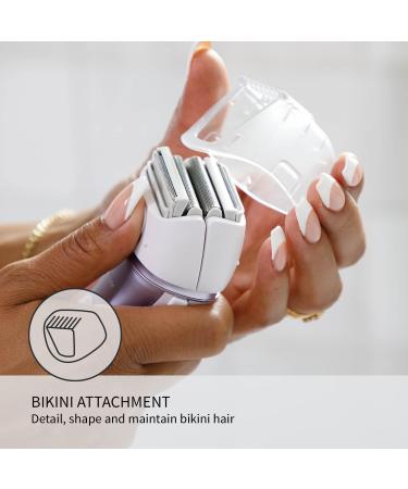 Panasonic ES-WL80-V Women's Electric Shaver - Cordless 4-Blade, Bikini Attachment, WetDry Use (Purple) - Buy Online on GoSupps.com