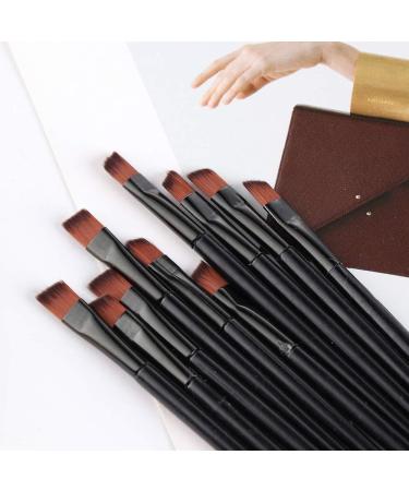 10PCS Eyebrow Brush Set - Premium Angled Synthetic Blending Makeup Brushes for Perfect Eyebrow & Eyeshadow Application - International Shipping Available - Buy Online on GoSupps.com