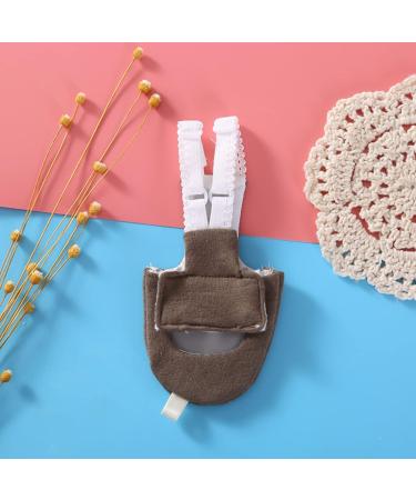 Buy PopetPop XS Dark Mini-Loop Diaper for Canaries & Budgies - 3 Washable Flight Accessories & Clothing Inserts - Buy Online on GoSupps.com