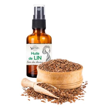 Cosmetic Linseed Oil For Hair - nourishing and moisturizing oil, for healthy and shiny hair