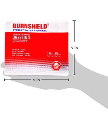 Burnshield Burn Dressing 20x20cm - Sterile and Individually Wrapped - Single Pack - Buy Online on GoSupps.com
