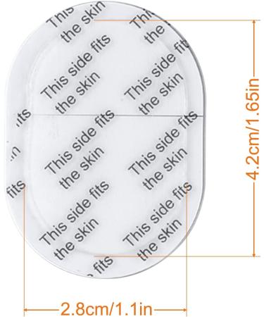 56pc Neck Massager Gel Pads for Pain Relief - Fits ST-304 & More Electric Pulse Massagers - Soft, Comfortable & Portable for Men & Women - White - Buy Online on GoSupps.com