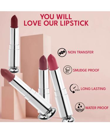 Longwear Lipstick for Women - 8+ Hour Lasting Vitamin E Enriched | 4.5GM Cappuccino Multicolour - Buy Online on GoSupps.com