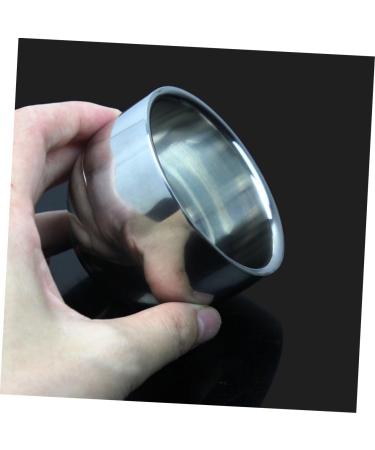 Fomiyes Stainless Steel Shaving Bowl & Foam Shell | Matt Black Accessories for Men | Perfect for Beard Care & Shaving Brushes - International Shipping Available - Buy Online on GoSupps.com