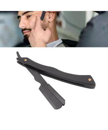 Premium Foldable Straight Razors for Hairdressers - Acrylic & Stainless Steel Beard Blade Holder - Buy Online on GoSupps.com