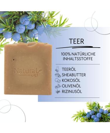 Natural Cilt Juniper Tea Soap - 100% Natural Handmade Shower Gel - Eco-Friendly Certified No Harsh Ingredients - Suitable for All Skin Types - Buy Online on GoSupps.com