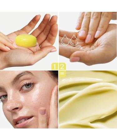 Sensonaturale Senso Naturale Brightening and Illuminating Solid Face Serum with Vitamin E Face Cream for Dull Tired and Enzymatic Skin Antioxidant Night Mask 100% Natural and Vegan - Buy Online on GoSupps.com