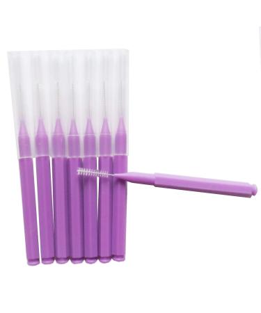 Gaoominy 8pcs/set dental floss oral hygiene dental floss soft interdental brush toothpick healthy for teeth cleaning oral care purple