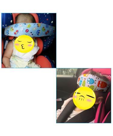 Rovtop Adjustable Child Seat Headband - 2 Pack Hair Supporters for Car Seats in Blue & Pink - Buy Online on GoSupps.com