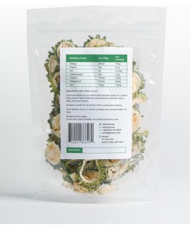 Dried Bitter Melon or Dried Bitter Gourd Rings Premium Quality All Natural Sri Lankan Bitter Gourd Perfect Natural Herbal Tea 25g - Buy Online on GoSupps.com