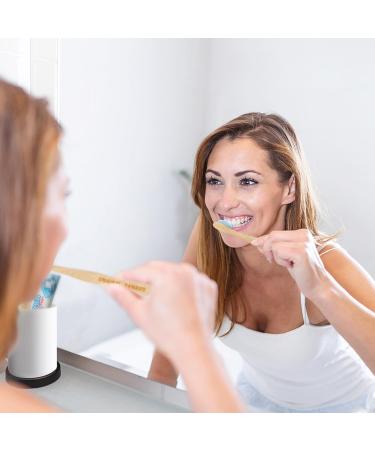 BPA Free Bamboo Charcoal Toothbrushes - Eco-Friendly 6 Pack | Biodegradable Soft Bristles for Dental Hygiene & Gum Care - Buy Online on GoSupps.com