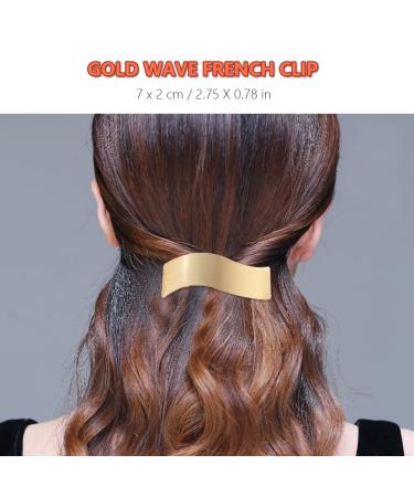 6-Piece Women Metal Hair Barrettes Set - French Elegant Clips for Girls - Minimalist Hollow Hair Pins - Retro Spring Hair Accessories in Gold, Silver & Rose Gold - Buy Online on GoSupps.com