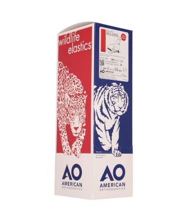 American Orthodontics Elastics Wildlife Sea Lion | Assorted Neon Heavy 6.5 Oz | 75 Packs Per Box | Made in USA | Top Quality Latex Tubing - Buy Online on GoSupps.com