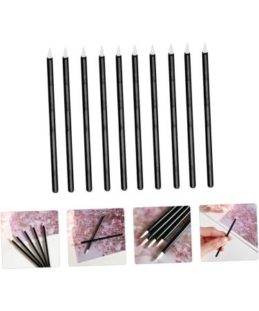 Healvian 200 Pcs Disposable Eyeliner Makeup Eye Stick Mascara Tools for Eyelash Gloss Wand Artificial Fiber 1 count (Pack of 1) Blackx2pcs - Buy Online on GoSupps.com