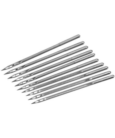 10 Pcs Shoe Repairing Machine Needle Silver Stainless Steel Sewing Needles Shoe Repair Tool Accessory for Leather Projects(SL-18) - Buy Online on GoSupps.com