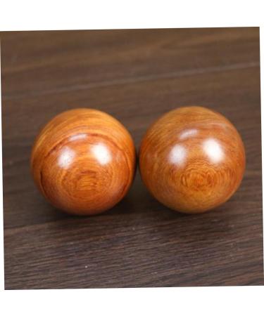 Buy Homsfou 2-St Balls Massage Ball - Natural Texture Deep Foot Massager & Training Ball - Ideal for Fitness & Gym Bamboo Scroll Wheel - Buy Online on GoSupps.com