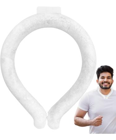 Cooling Device for Neck - Reusable Ice Gel Collar Tube for Heat Reduction | Wearable Tube Heat Reduction Body Cooling for Hot Outdoor School Gym Offices Lambo White Below 18 Degrees - Buy Online on GoSupps.com
