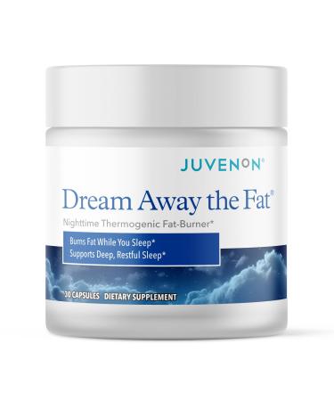 Juvenon Dream Away The Fat Nighttime Support with Melatonin Grains of Paradise & Chromium Relaxation & Metabolism Support While You Rest 30 Capsules (15 Servings)