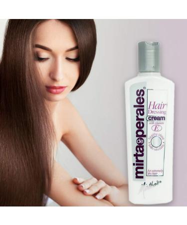 Mirta de Perales Cream Hairdressing with Vitamin E - 8 oz | Nourishing Hair Care for All Hair Types - Shop Internationally - Buy Online on GoSupps.com