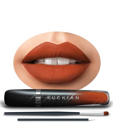 WILDFIRE, by Kuckian - Terracotta Orange Lipstick - LONG LASTING - Liquid Velvet Supremé by Kuckian - Cruelty Free, Vegan, Liquid Matte, Long Lasting, No Smudge…