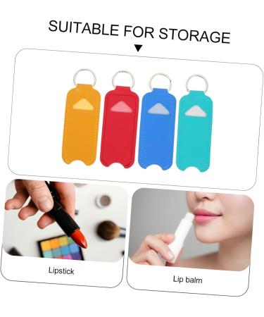 12-Piece Lipstick Case Set Pocket-Sized Lipstick Holder Lip Gloss Keychain Leather Lip Gloss Keychain Bee Keychain - Buy Online on GoSupps.com