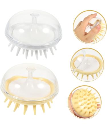 FRCOLOR Multifunctional Scalp Shampoo Brush Set 2 Pieces for Travel and Home Use - Buy Online on GoSupps.com