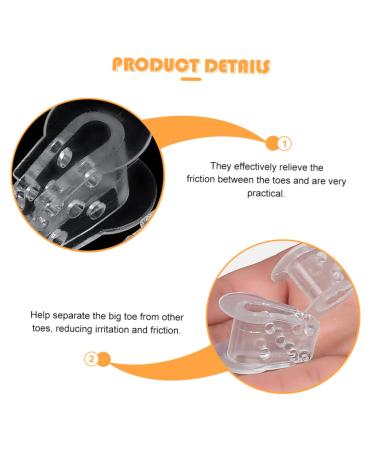 Lurrose Nail Tools - 3 Pairs Splitter & Protector for Men and Women - Orthopedic Bunion Splint and Thumb Separator - Buy Online on GoSupps.com