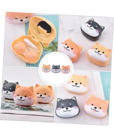 Ultechnovo 6 STK Contact Lens Container Set - Eye Care Storage Boxes with Mirror and Travel Case - Plastic Holders for Contact Lenses (2pcs) 7.5x6.5x4.5cm - Buy Online on GoSupps.com