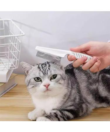 3PCS Flea Comb-Flea Removal Grooming Comb Fine Tooth Comb Steel Comb for Cats Dogs Rabbits.Effective against Fleas Nits Biting Ticks Flea Dirt Ectoparasites Remove Float Hair Tear Marks(White) - Buy Online on GoSupps.com